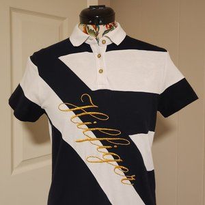 Navy & white Tommy Hilfiger polo dress | size S casual polo dress